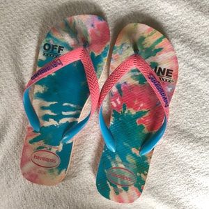 Tie Dye Havaianas Flip Flops
